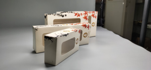 Phân hủy sinh thái-Sushi container Hộp Quà Tặng ăn trưa Sushi Togo Bìa Bao bì với dập nổi Matt cán platters khay - Product Image 3