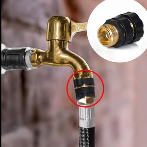 Garden <b>Quick</b> <b>Connector</b> 3/4 Inch Brass Male For Irrigation Hose Connection - Product Image 2