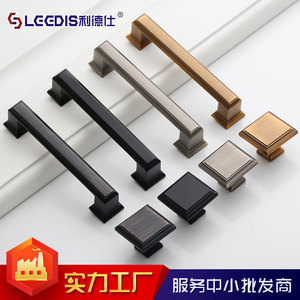 Lcedis Cabinet Handles Bar Shape Zinc Alloy Minimalist Design For <b>Wardrobe</b> And Kitchen Furniture Hardware Accessories - Product Image 4