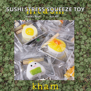 Offre Spéciale – Jouet à Presser Anti-Stress Réaliste en TPR Souple, Simulation Alimentaire (Sushi, Sashimi Japonais) pour Décoration DIY – À partir de 14 Ans - Product Image 2
