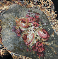 Rideau de roses européennes et américaines - Éternellement fleuri comme une peinture à l'huile. Convient également aux canapés et aux oreillers.