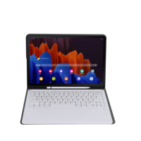 Casing Keyboard Nirkabel, Dudukan Keyboard dengan Slot Pena untuk Samsung Galaxy Tab S7 FE T736 S7 Plus