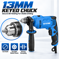 Perceuse à percussion électrique 220-240V 750W pour bois, acier et béton