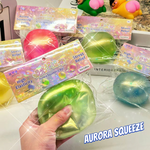 Racoda Aurora Bouncy Squeeze Ball, jouet anti-stress rebondissant, lot de 3, unisexe, fabriqué en TPR/PU, coloré, pour les âges 5-13 ans - Product Image 2