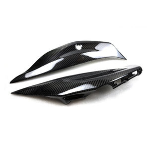 Protectores de Panel lateral de fibra de carbono para asiento de motocicleta, cubierta de protección térmica de marco inferior para <span class=keywords><strong>Kawasaki</strong></span> <span class=keywords><strong>ZX10</strong></span> 2019 - Product Image 2