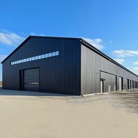 Bâtiment d'usine en structure métallique professionnelle, solution globale, atelier préfabriqué, entrepôt en structure métallique renforcée