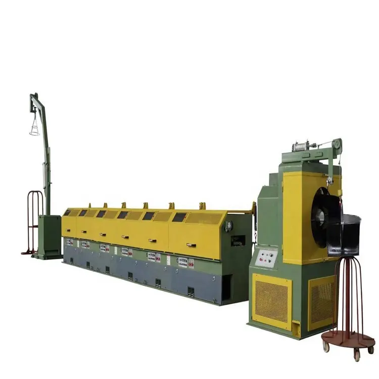 High Speed Wanzhong Straight Line Continuous Water Cooling Type Wire Drawing Machine for Coil Nail