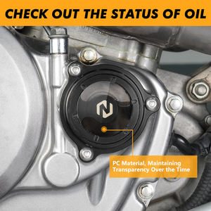 NICECNC para <span class=keywords><strong>Honda</strong></span> XR650L 1993-2024 XR 650L <span class=keywords><strong>2023</strong></span> 2022 2021 <span class=keywords><strong>Motocross</strong></span> Tapa Transparente del Filtro de Aceite del Motor XR600R 1990-2000 - Product Image 3