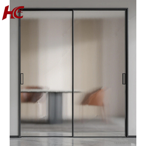 <span class=keywords><strong>Precio</strong></span> de fábrica Puerta corredera automática de vidrio Entrada Cierre suave Puerta corredera de vidrio de aluminio para cocina Dormitorio - Product Image 1