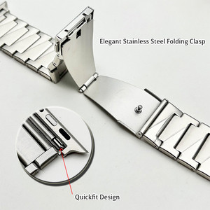 Correa <span class=keywords><strong>de</strong></span> Acero Inoxidable Estilo Engranaje para <span class=keywords><strong>Apple</strong></span> <span class=keywords><strong>Watch</strong></span>, Correa <span class=keywords><strong>de</strong></span> Repuesto Metálica Ajustable - Product Image 2