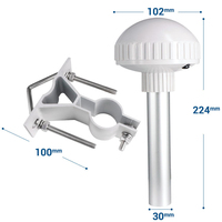 Antenne GPS GNSS active à gain élevé, étanche, pleine bande, avec connecteur SMA à vis, omnidirectionnelle RHCP, pour suivi de véhicules, navigation de flotte et appareils IoT