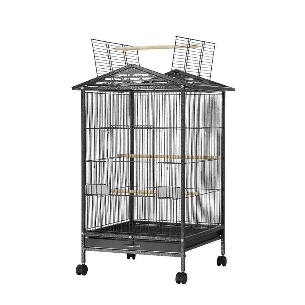 La migliore vendita New Spot large parrot bird cage metal Steelencryption Wire traspirante Deluxe Extra Large rimovibile pet Cage Bird