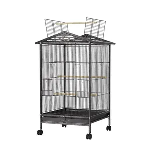 Best Sale New Spot large parrot bird cage metal Steelencryption Wire Breathable Deluxe Extra Large removable Pets Cage Bird