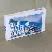 Kit de peinture aquarelle professionnelle, ensemble complet de qualité supérieure avec pinceau pour artiste, 12/24/36/48/60/72 couleurs
