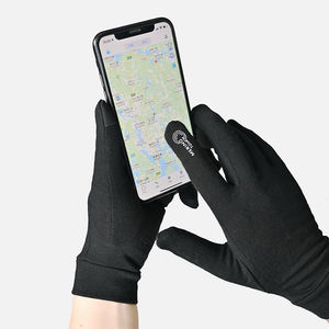 Müslüman Siyah Kadınlar Dokunmatik Ekran Telefon Koruyucu Pamuklu/Spandeks Dört Mevsim BİLEK Boyu Eldivenler İğne Algılama Özellikli - Product Image 2