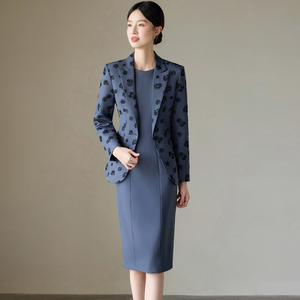 Ensembles Costumes de Bureau Formels pour Femmes, Jupe Mi-Longue et Queue-de-Pie, Idéals pour Soirées d'Affaires et Occasions Cérémonielles - Product Image 1