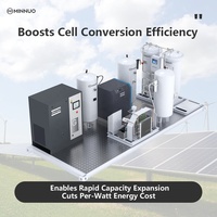 Generador de Gas Nitrógeno N2 de 60 Nm3/H con Pureza del 99,999% Estándar de la Industria Fotovoltaica