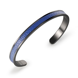 Customized Fashion Stainless Steel Jewelry C Shaped Open <b>Cuff</b> Couple <b>Bracelets</b> Men Women Accessories Leather <b>Bracelet</b> Jewelry - Product Image 4