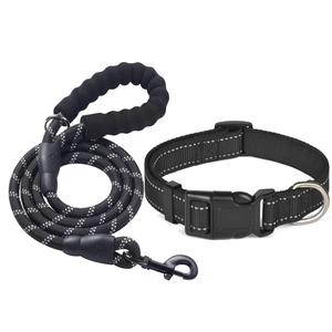 Inventario de cubierta de cuello de perro 1,5 M correa de perro reflectante luces brillantes diferentes tamaños Impresión de moda elegante encantador plástico de nailon - Product Image 6