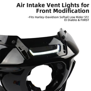 Lampe LED avant de moto pour prise d'air, remplacement de la garniture de l'entrée d'air, compatible avec FXLRST Low Rider ST El Diablo FXRST 2022-2024 - Product Image 3