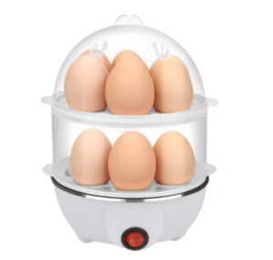 Hot Selling Automatic Electric <b>Egg</b> Boiler Mini Double Layer <b>Egg</b> Cooker 1-12 <b>Eggs</b> Capacity Food Vegetable Steamer - Product Image 1