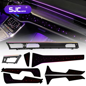 Lumière ambiante LED SJC pour <span class=keywords><strong>Audi</strong></span> <span class=keywords><strong>A6</strong></span> C8 2019-2025 – Accessoires de décoration intérieure version axe court pour tableau de bord parfait - Product Image 1