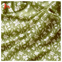 Tissu en Chiffon de Polyester Perlé Imprimé Floral Respirant et Léger pour Vêtements Féminins