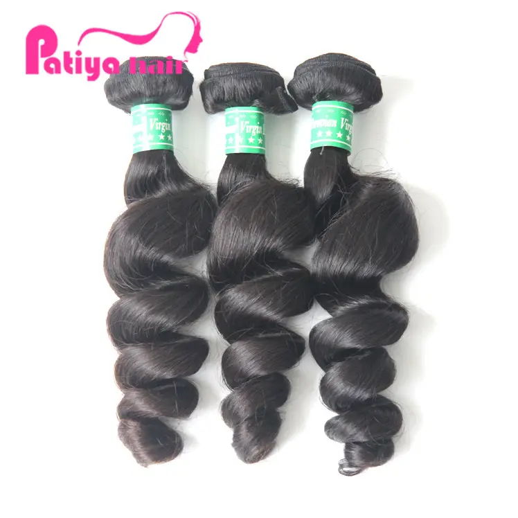 Toptan fiyat ucuz melekler Kenya saç örgüleri siyah kadınlar için gevşek dalga tarzı ham perulu 10a İnsan dalgalı saç ekleme