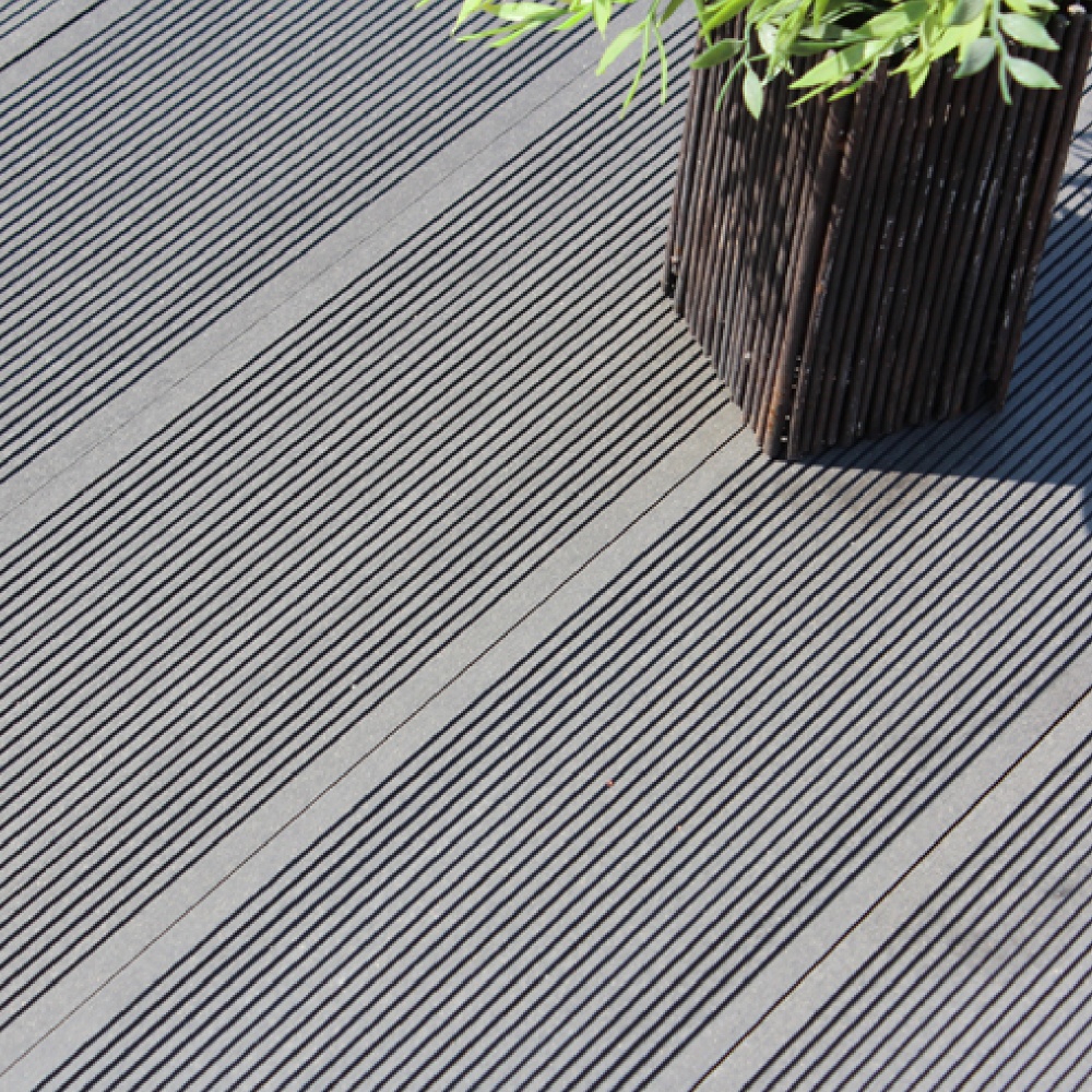 Китайская фабрика, черная пластиковая древесная композитная доска для сада