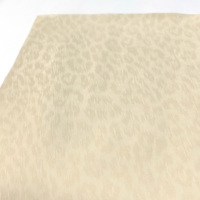 Cuir synthétique en microfibre biodégradable à imprimé léopard, matériau PU écologique pour l'emballage de canapés, les boîtes cadeaux, les gants d'équitation