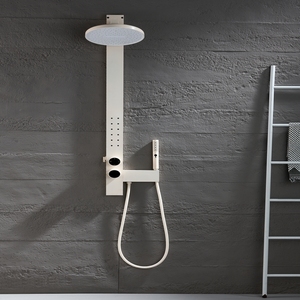 Sistema de Ducha SPA de Lujo Moderno de Latón con 3 Manijas, Multifuncional, con Rociador y Masaje, Válvula de Cerámica, Montado en la Pared para Baño - Product Image 3