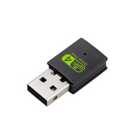 Adaptador WiFi USB Compacto para Oficina en Casa, 300Mbps, Sin Controladores, Plug and Play, Tarjeta de Red Inalámbrica para Laptop y Escritorio