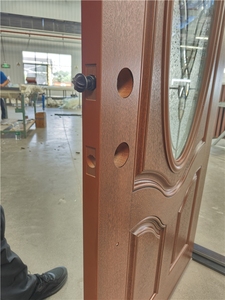 Fournisseur de portes en bois OEM avec vitraux, panneau en verre de style Tiffany fait à la main pour une utilisation intérieure et extérieure - Product Image 5