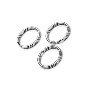 Stainless Steel <b>Key</b> <b>Rings</b> 16mm Aperture Metal <b>Car</b> Keychain Accessories For Bags And Home Use - Product Image 1