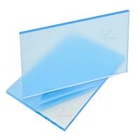 Vente en gros de feuilles de PMMA transparentes colorées, panneaux acryliques teintés haute brillance, taille personnalisée pour l'affichage et la fabrication artisanale