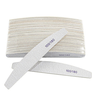 Emery Board Nails Custom Manicure 80/100 Mini Korea Professional 100/180 Disposable zebra Nail File