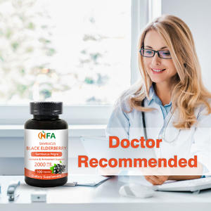 Sambucus แคปซูลเอลเดอร์เบอร์รี่สีดำพร้อมอาหารเสริมสมุนไพรแคปซูลเสริมภูมิคุ้มกันต้านอนุมูลอิสระ - Product Image 4