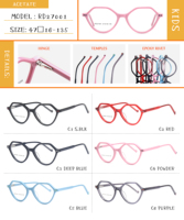 Lunettes de lecture montures de lunettes acétate lunettes pour enfants