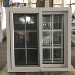Ventana Corredera Moderna <span class=keywords><strong>de</strong></span> <span class=keywords><strong>Aluminio</strong></span> con Doble Vidrio Templado y Diseño <span class=keywords><strong>de</strong></span> Rejilla para Hogar, Apartamento, Hotel y Uso Exterior con Aislamiento Térmico - Product Image 6