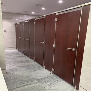 Thiết kế hiện đại nhà vệ sinh công cộng phân vùng nội thất văn phòng với HPL wallboard - Product Image 1