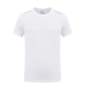 T-shirts de sport personnalisés pour hommes et femmes, respirants, à séchage rapide, pour la randonnée, la salle de sport, manches courtes simples - Product Image 1