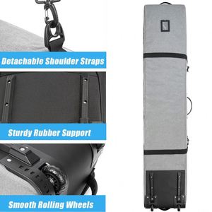 Funda para Tabla de Snowboard con Logotipo Personalizado, Funda Impermeable y Duradera de Poliéster para Tabla de Snowboard, Bolsa de Viaje de Poliéster para Esquí y Snowboard - Product Image 5