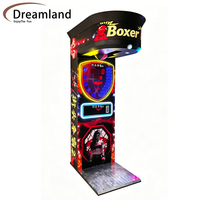 Machine de boxe à monnayeur Dreamland, jeu d'arcade de test de force de frappe, machine de jeu de boxe à récompense pour adultes et enfants
