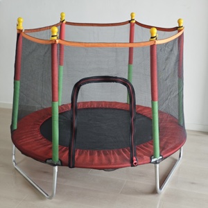 Tập thể dục ngoài trời PVC Vòng Trampoline giường với Lều bao vây 1.4m trẻ em Trampoline cho bé trai và bé gái - Product Image 4
