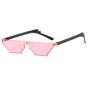 卸売 男女兼用 サグライフ パーティーサングラス 8ビットスタイル ピクセルモザイク MLG 写真小道具 メガネ - Product Image 5