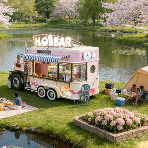 Universal Commercial Food Cart Multipurpose Stall Cart adapt multiple catering sale scenarios - Product Image 1