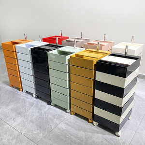 Hairdressing Shop Tool Hair Bar Cart Beauty Perm Dyeing Storage Rack Multi Functional Salon <b>Trolley</b> Stainless Steel Salon - Product Image 5
