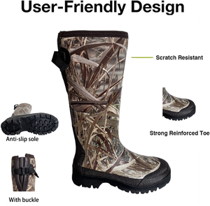 Bottes <span class=keywords><strong>de</strong></span> pluie en caoutchouc bon marché personnalisées pour hommes 4mm néoprène 100% chaussures <span class=keywords><strong>de</strong></span> travail imperméables bottes <span class=keywords><strong>de</strong></span> Wading pour la <span class=keywords><strong>pêche</strong></span> jardin <span class=keywords><strong>botte</strong></span> <span class=keywords><strong>de</strong></span> chasse - Product Image 5