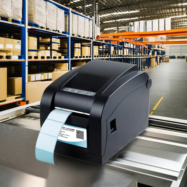 80mm Mini Industrial Digital Adhesive Label Impresora Termina Xprinter 350B Shipping Label Printer Sticker Machine