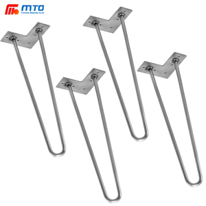 Leg Table Legs Modern Design Furniture Hardware Iron Industrial Cabinet V Shaped Metal Bench Leg Chairs Hairpin Table Legs